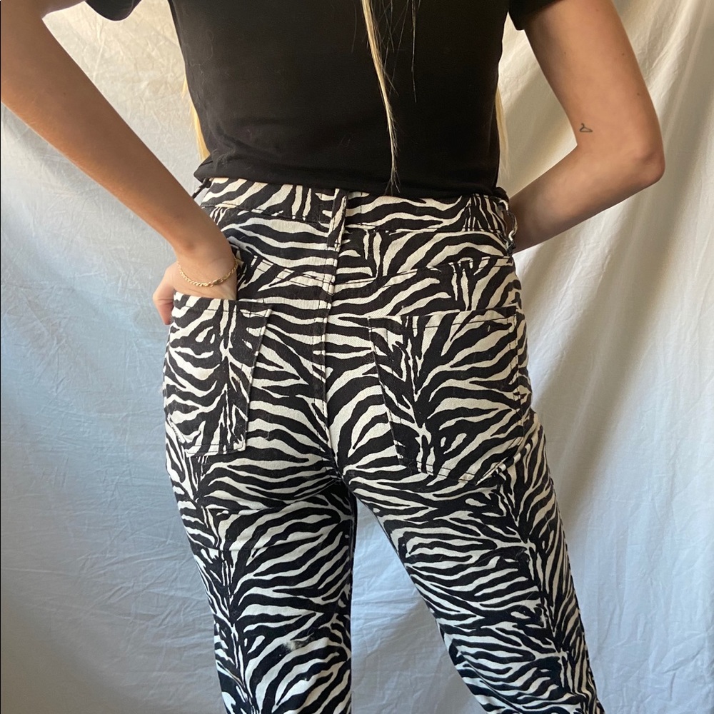 SOLD Zebra Jeans